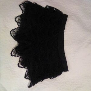 Rewind Black Lace Women Shorts